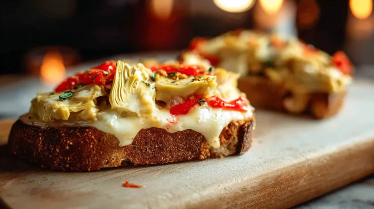 Artichoke and Red Pepper Melt