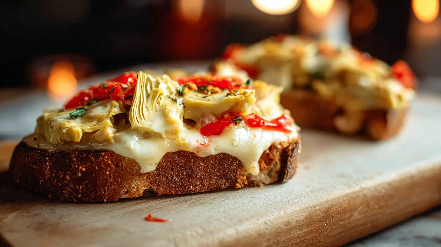 Artichoke and Red Pepper Melt