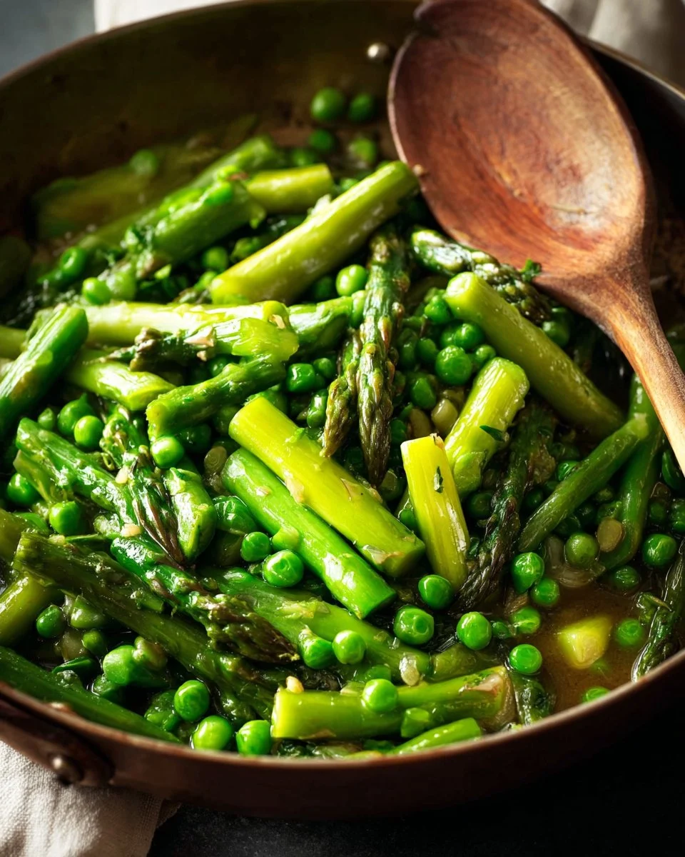 Asparagus and Pea Sauté
