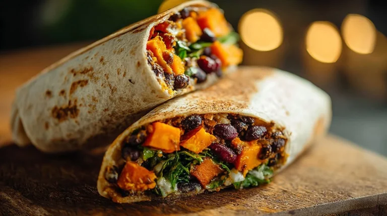 Butternut Squash Black Bean Wrap