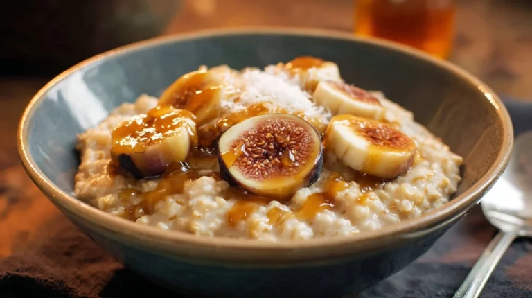 Caramelized Banana and Fig Oatmeal