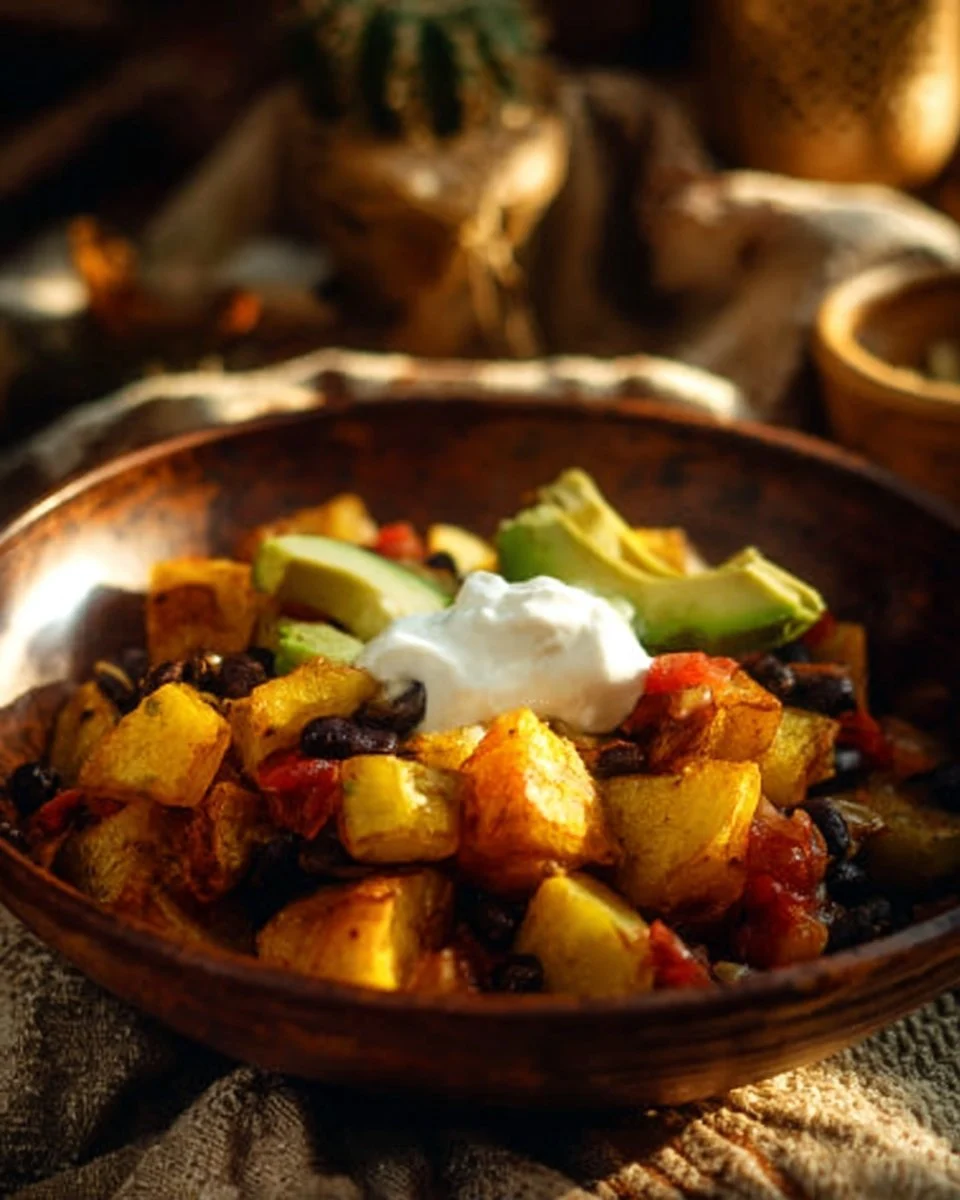Cheesy Roasted Potato Nachos