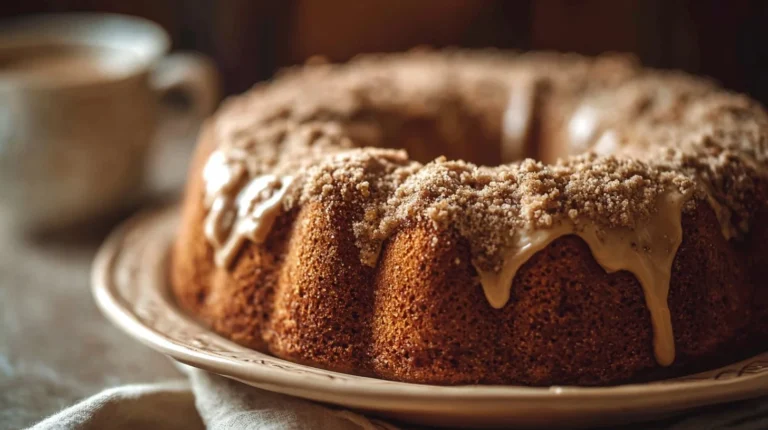 Coffee Streusel Bundt Cake