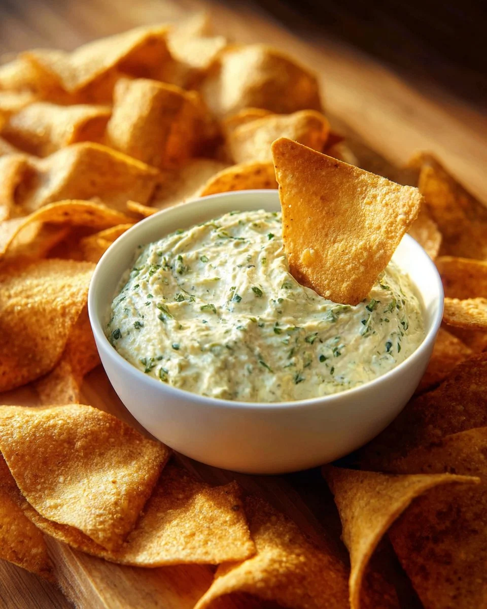 Creamy Garlic Scape Dip