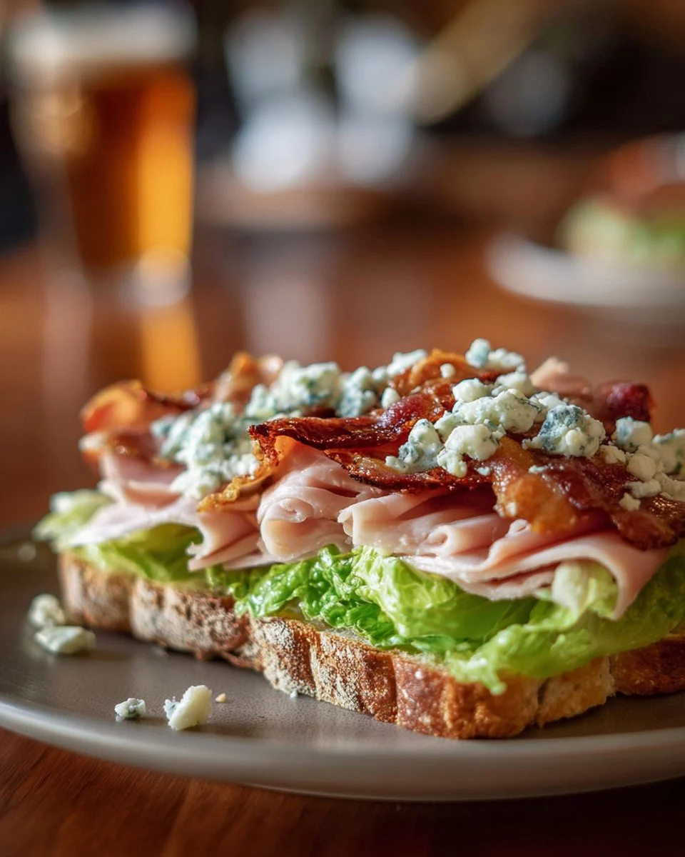 Gorgonzola and Bacon Panini