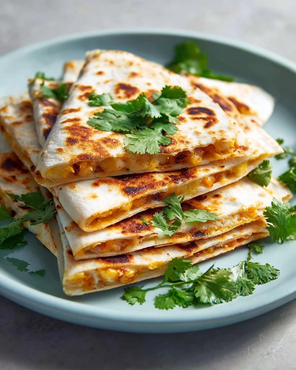 Grilled Barbeque Onion and Smoked Gouda Quesadillas