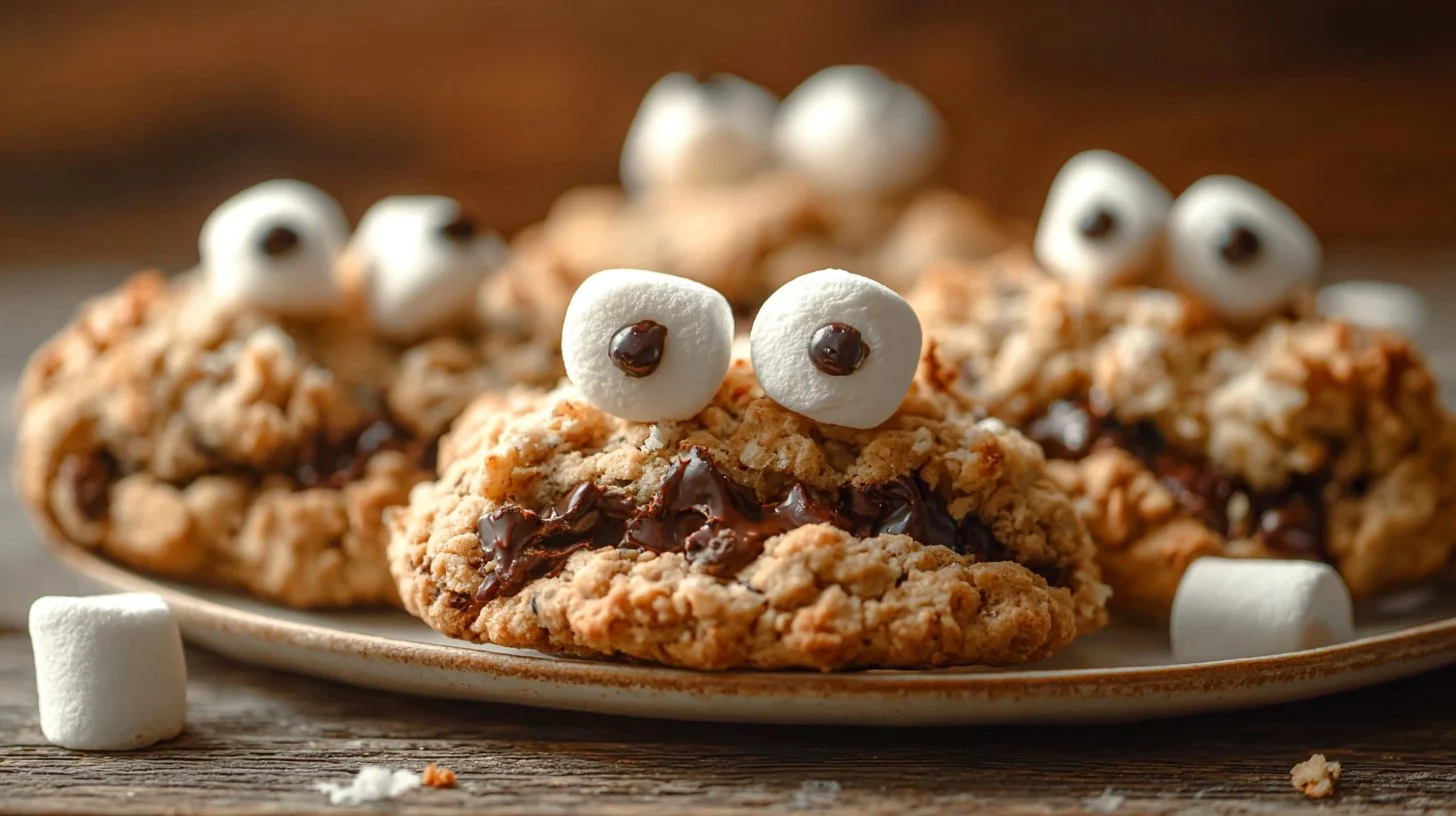 Marshmallow Monster Cookies