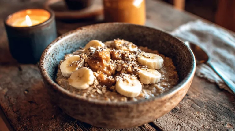 Peanut Butter Banana Power Oats