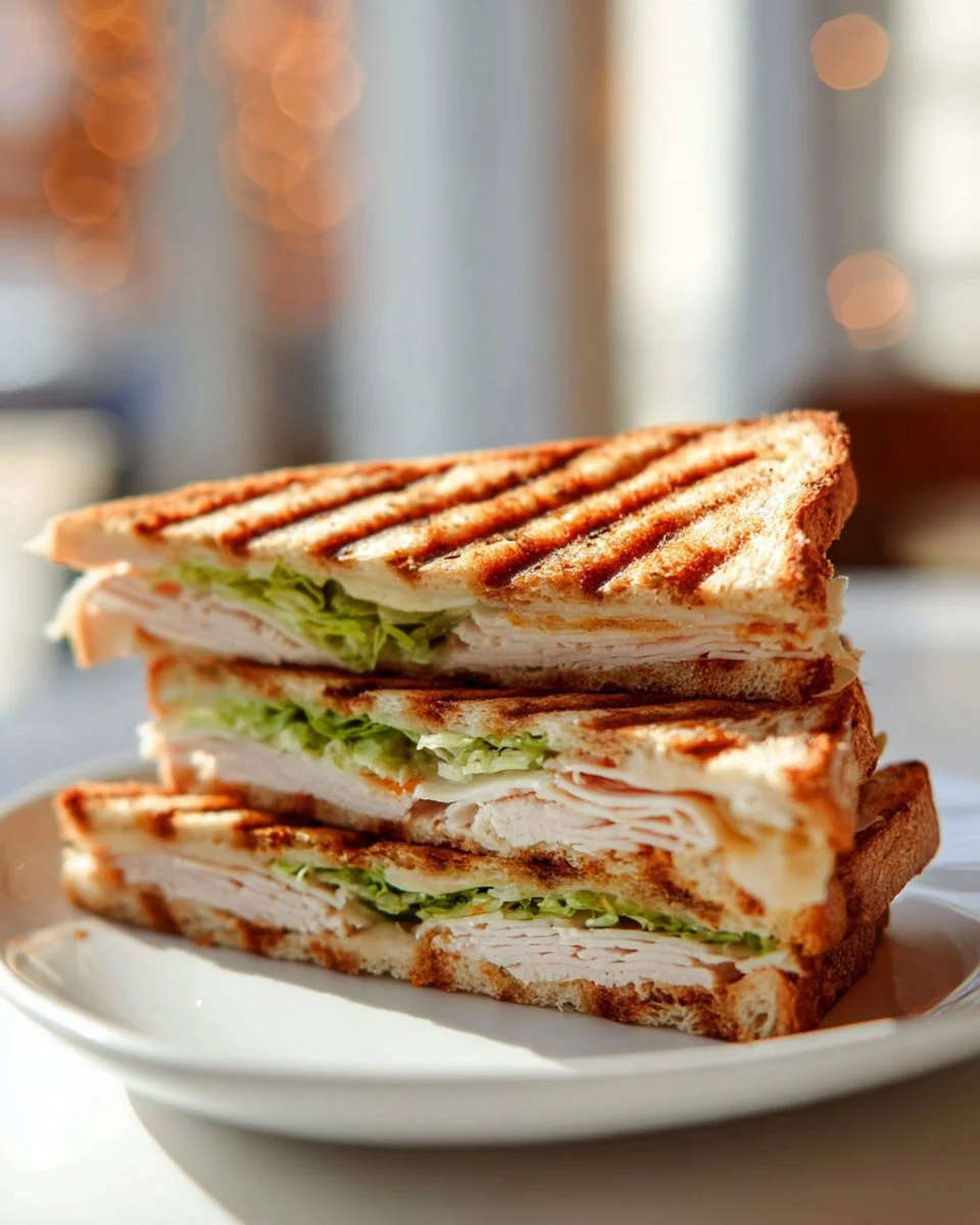 Red Pepper And Artichoke Panini