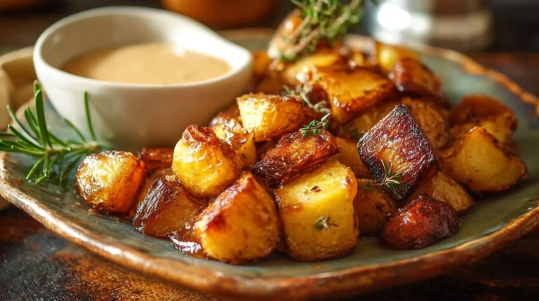 Roasted Potatoes with Maple Fig Sauce