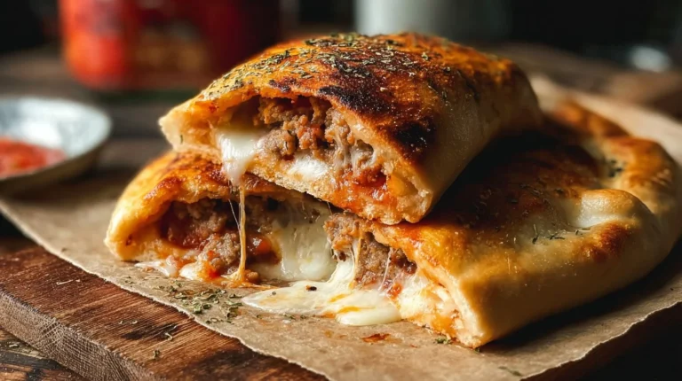 Sausage and Mozzarella Calzone