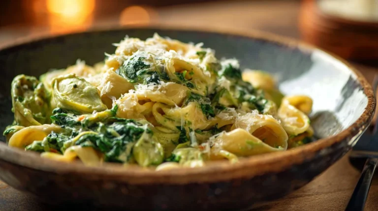 Spinach Artichoke Pasta