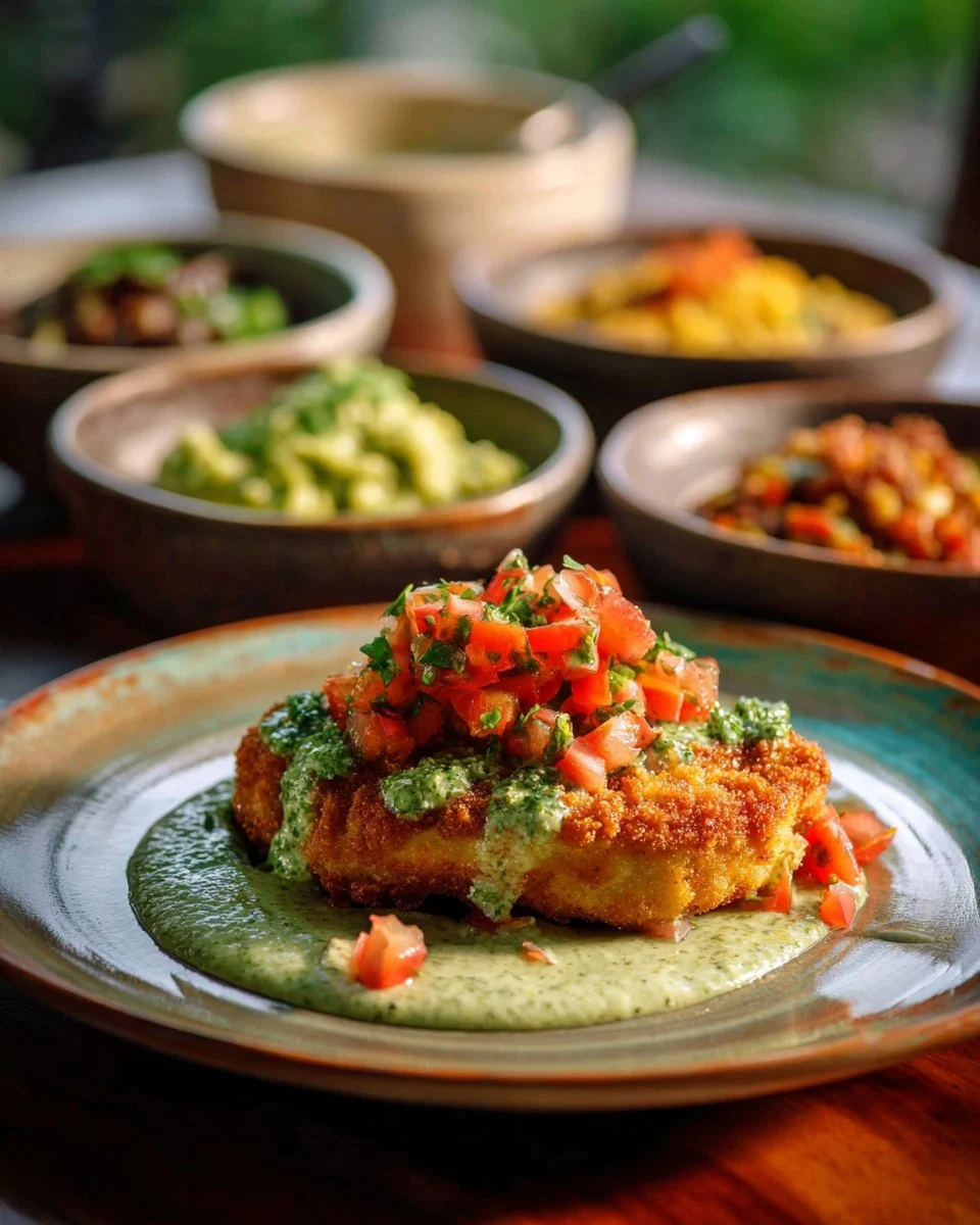 Tortilla Chicken With Green Sauce