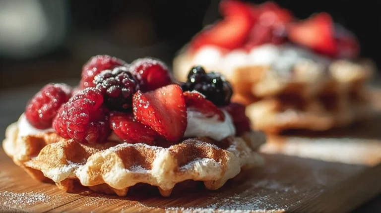 Waffle Berry Stacks