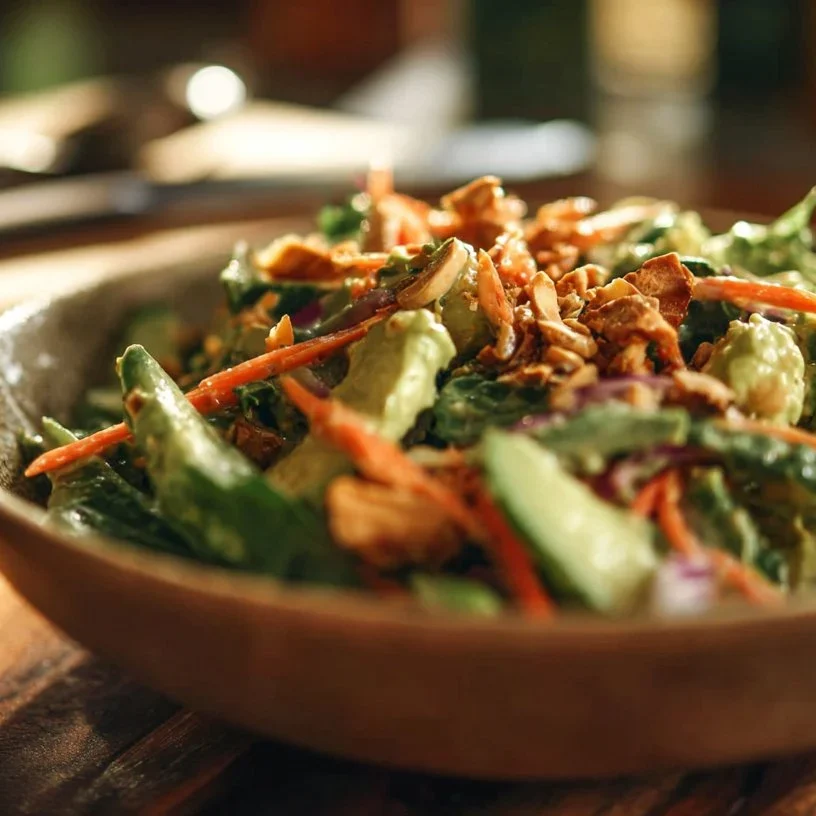 5 Minute Green Curry Salad
