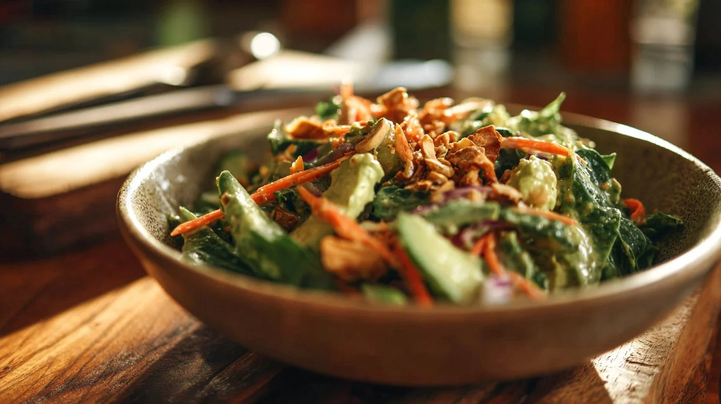 5 Minute Green Curry Salad
