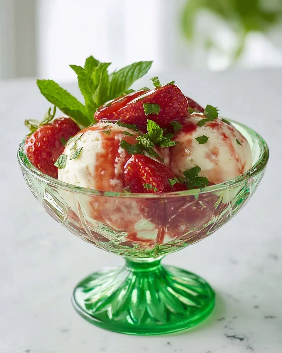 Balsamic Strawberries With Greek Yogurt