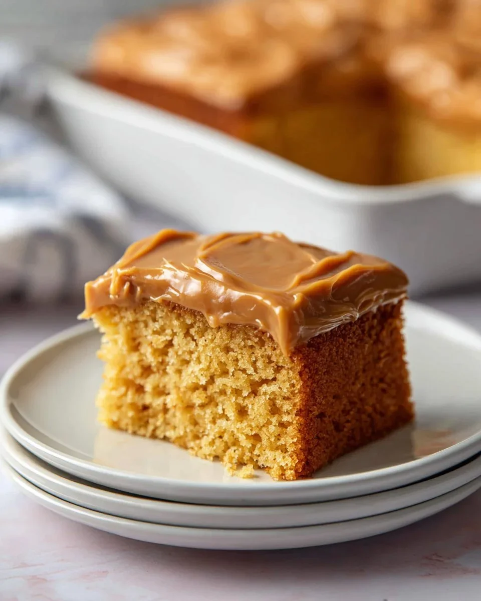 Banana Cake With Peanut Butter Frosting