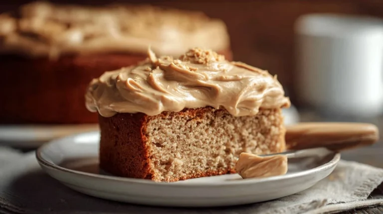 Banana Cake With Peanut Butter Frosting