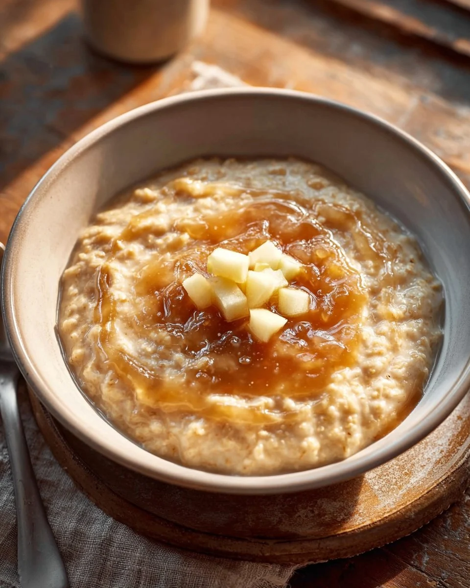 Brown Sugar Apple Bran Oatmeal