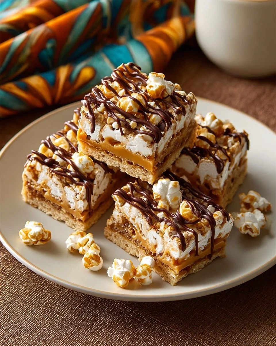 Caramel Corn Bars