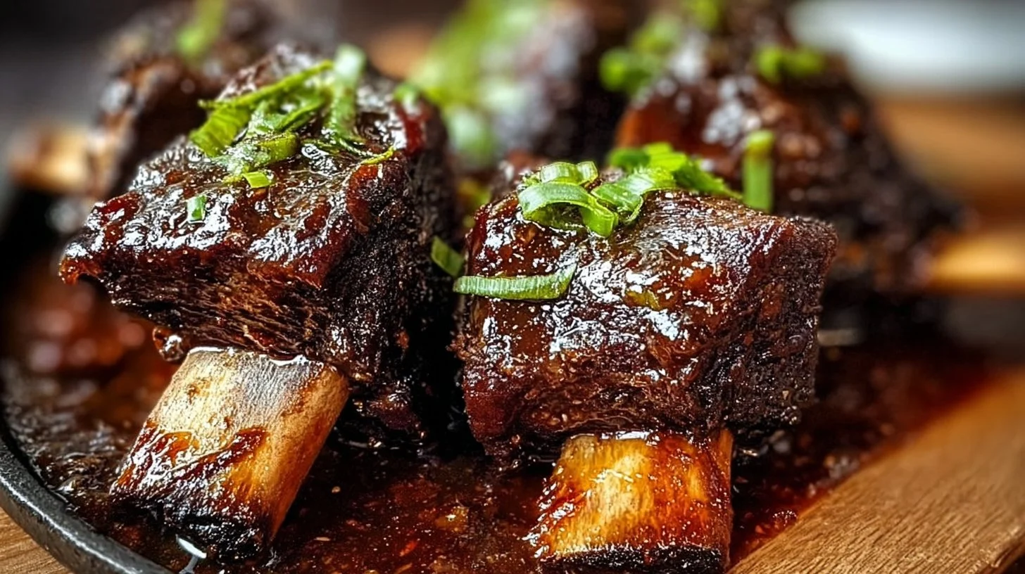 Caramelized Slow Roast Asian Beef Short Rib