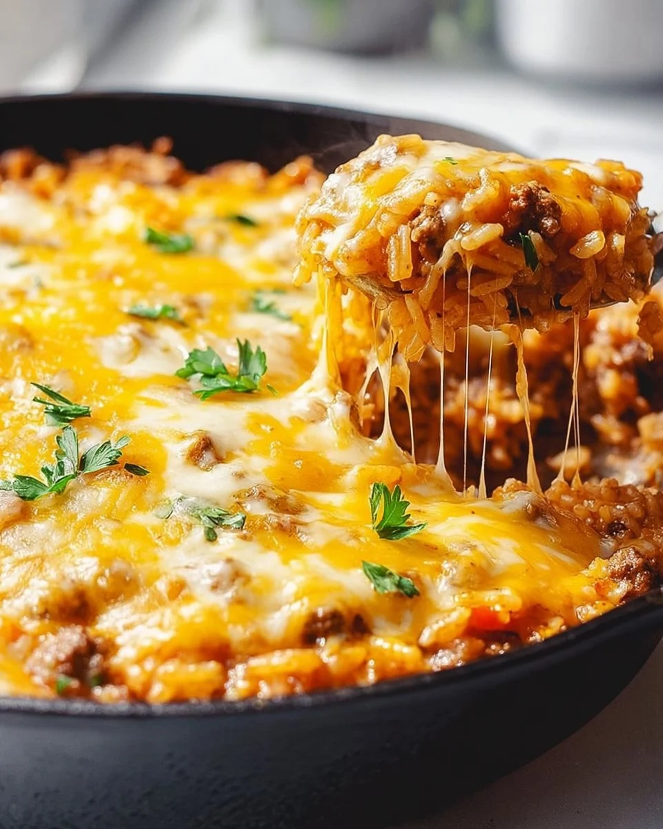 Cheesy Taco Rice Recipe