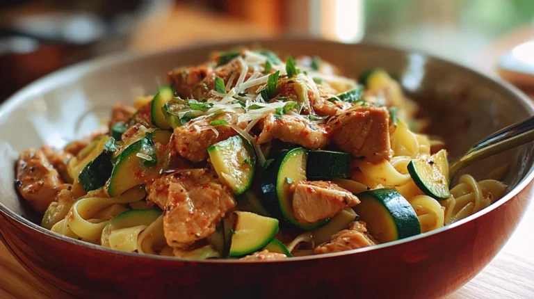 Chicken Zucchini Pasta