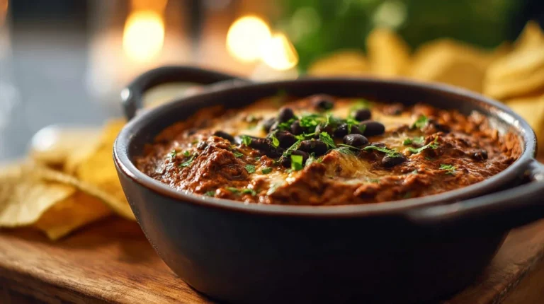 Chili Cheese Black Bean Dip