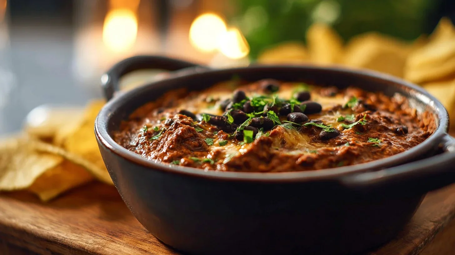 Chili Cheese Black Bean Dip