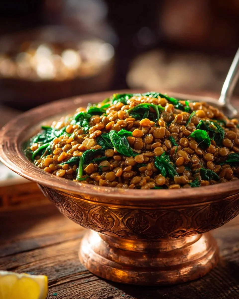 Coconut Green Curry Lentils