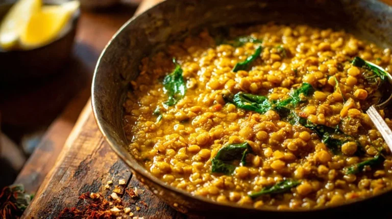 Coconut Green Curry Lentils
