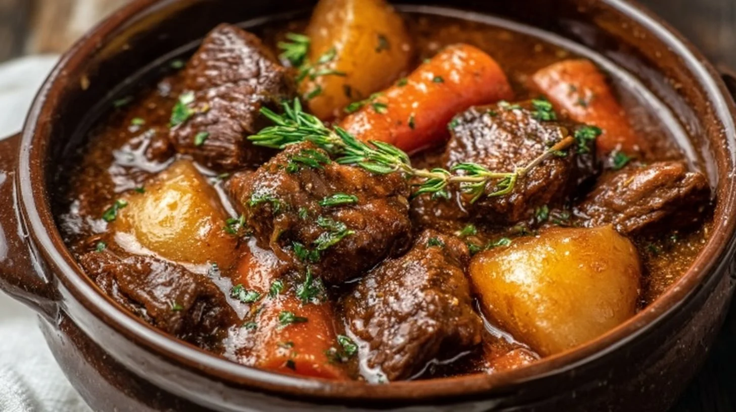 Comforting Crockpot Beef Stew