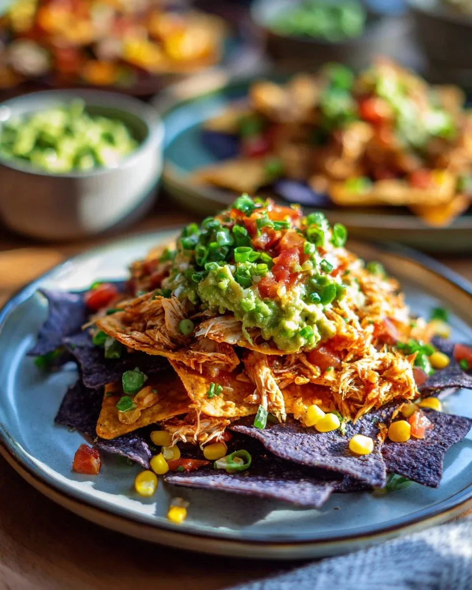 Crab and Avocado Nachos