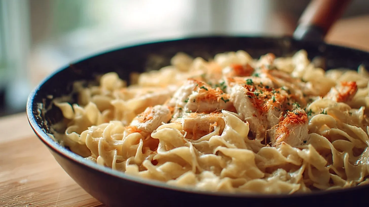 Easy Cheesy Chicken Noodles