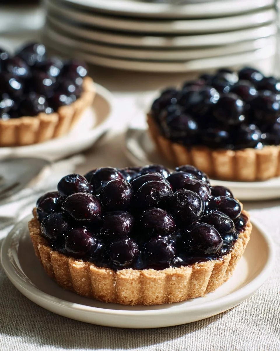 Fresh Blueberry Tarts