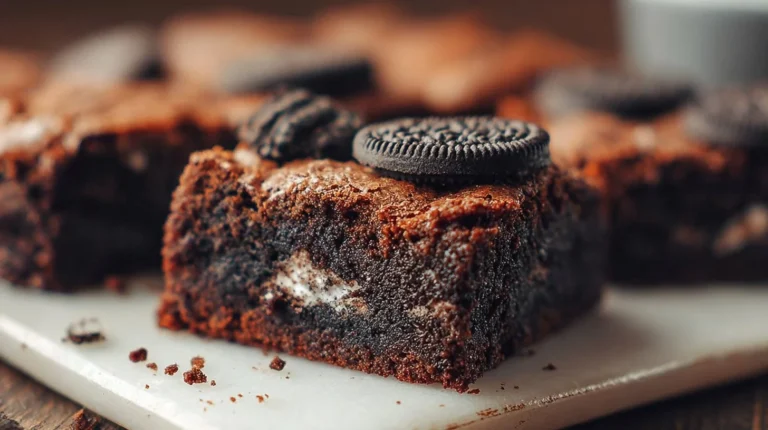 Fudgy Oreo Brownies