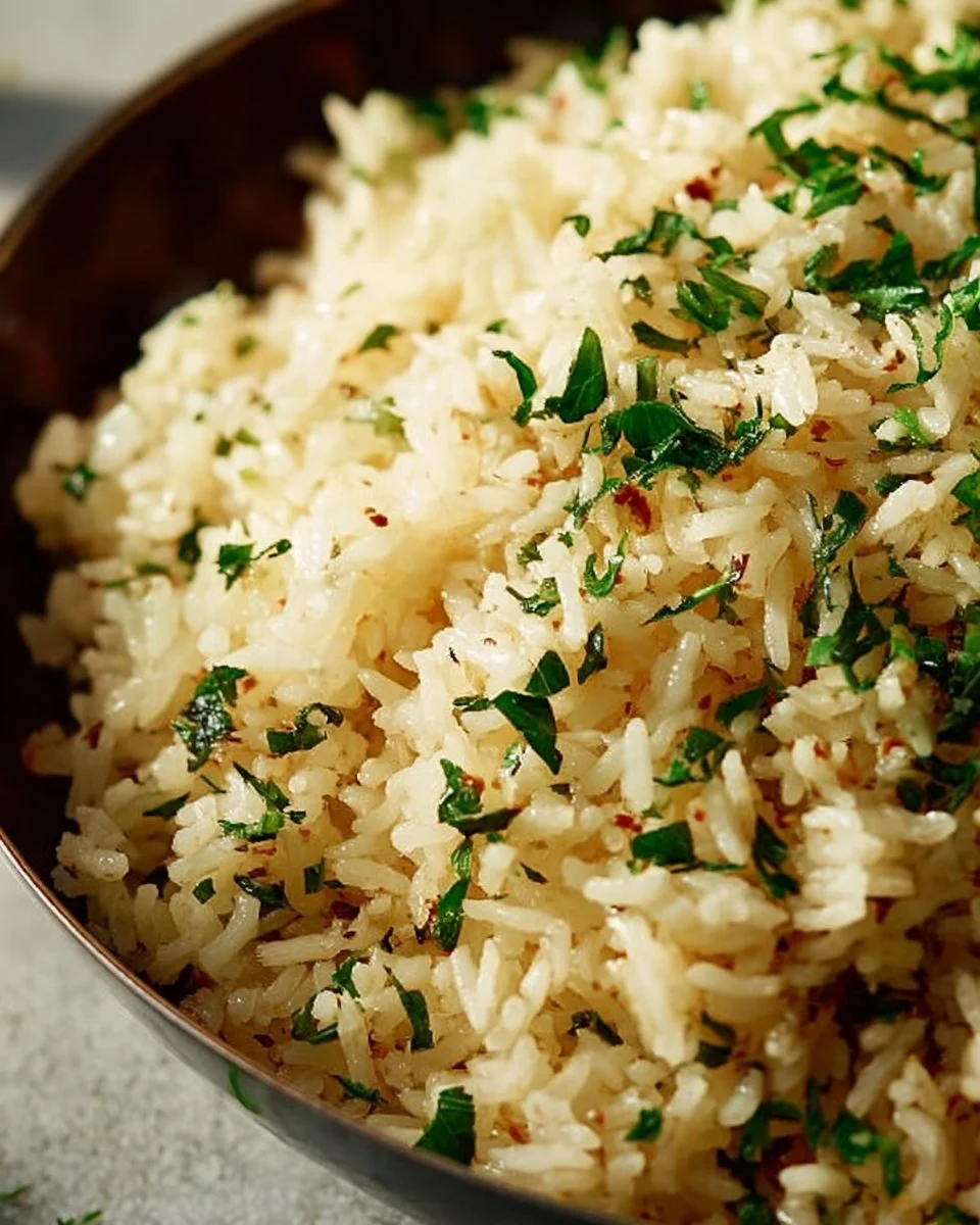 Garlic Butter Rice Recipe