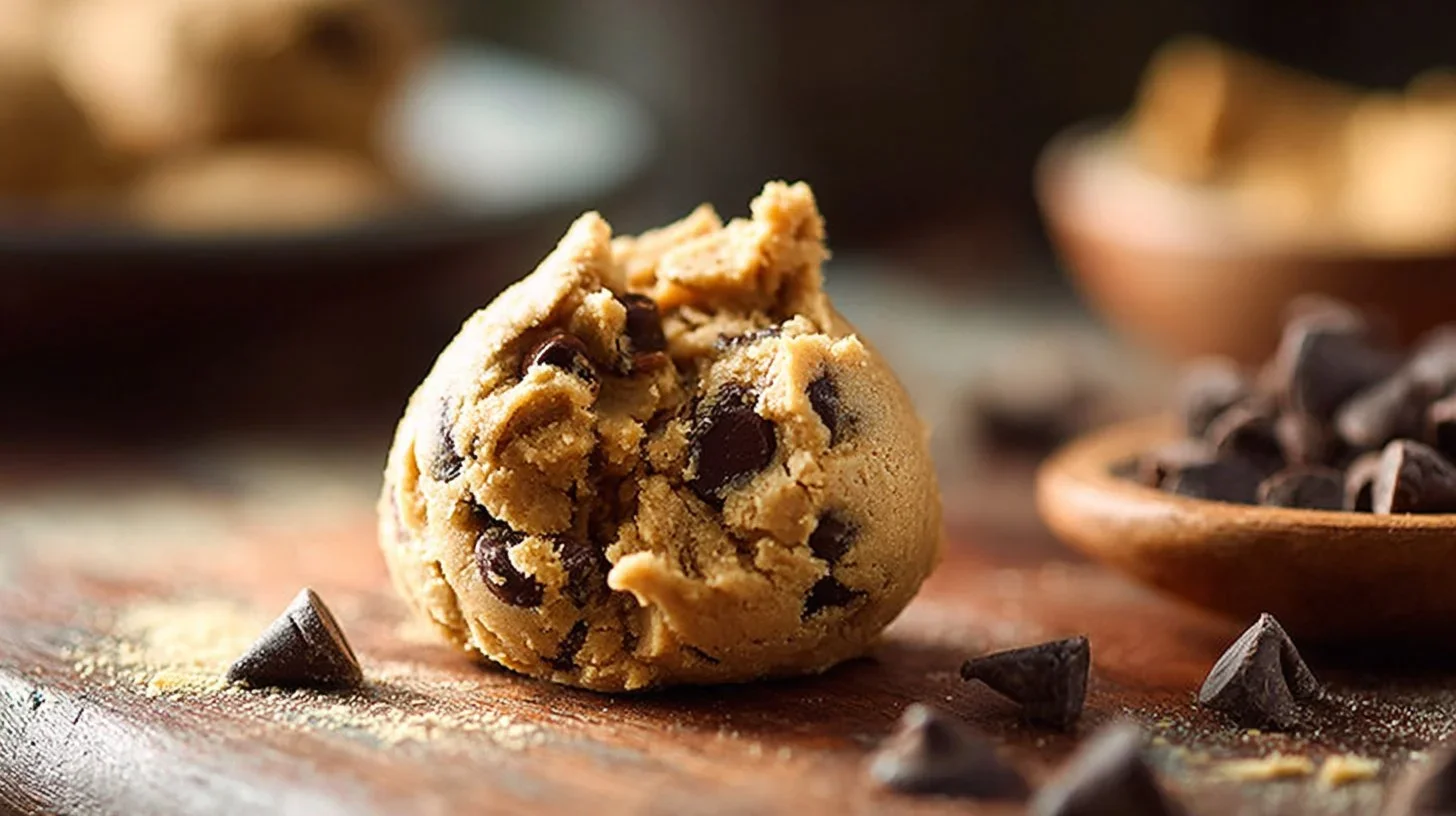Healthy Chocolate Chip Peanut Butter Cookie Dough