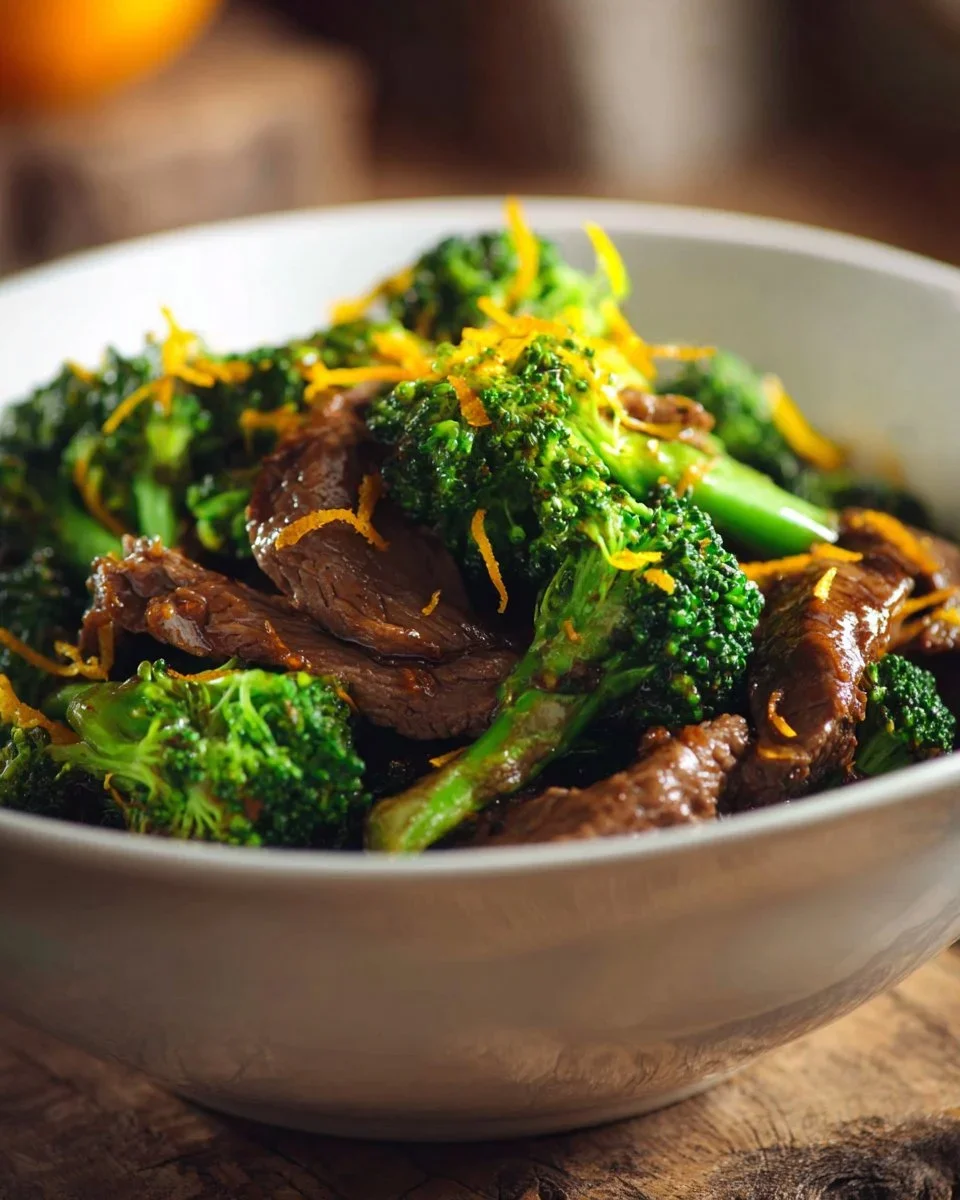 Light Orange Beef and Broccoli