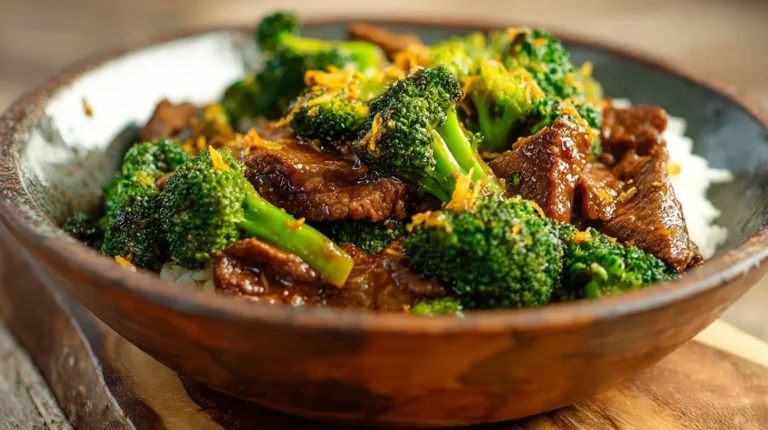 Light Orange Beef and Broccoli
