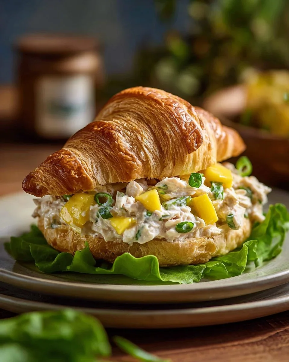 Mango Chicken Salad Sandwich
