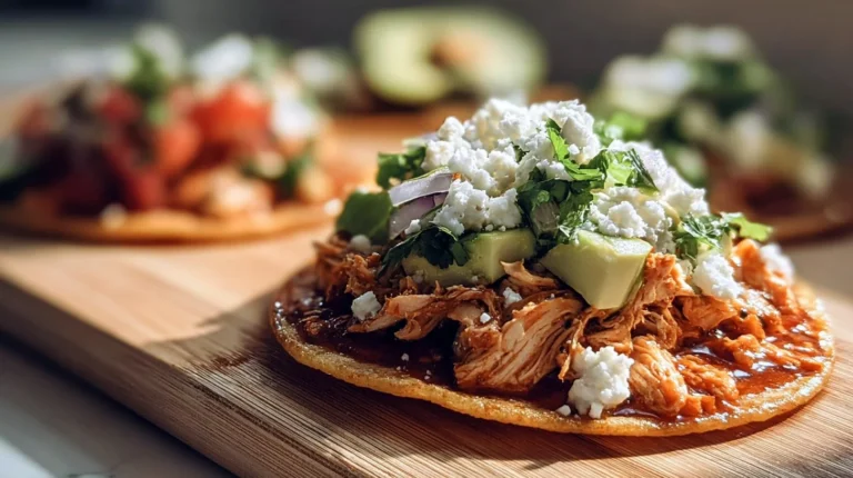 Marisa's Spicy Chicken Tostadas