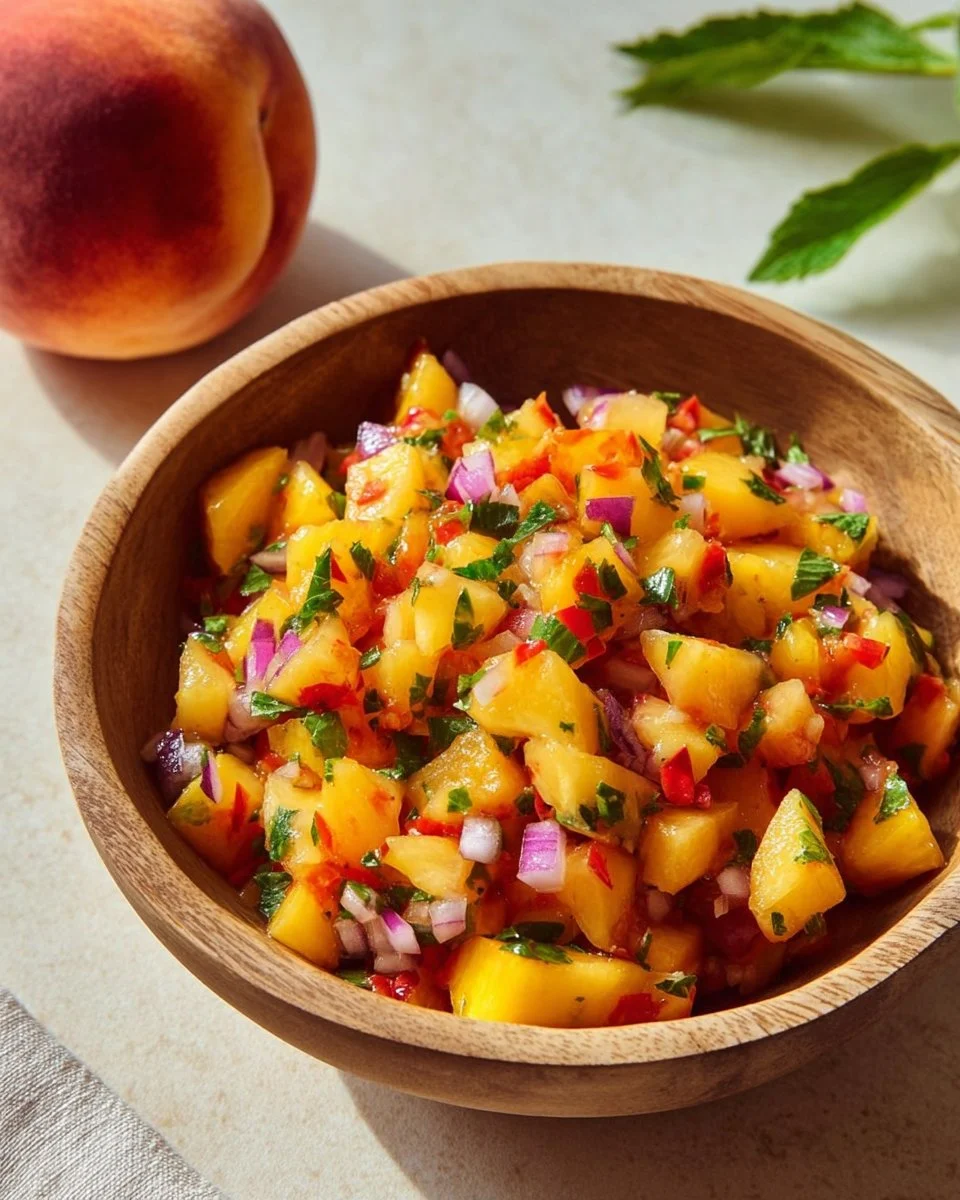 Nectarine Basil Salsa