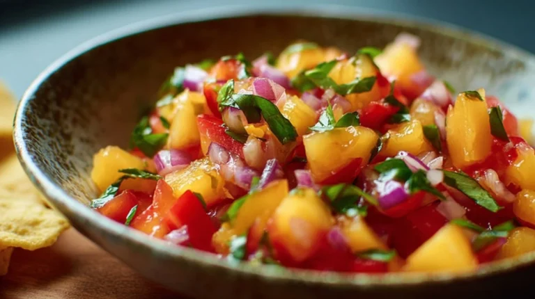 Nectarine Basil Salsa