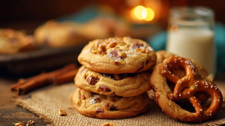 Peanut Butter Pretzel Cookies