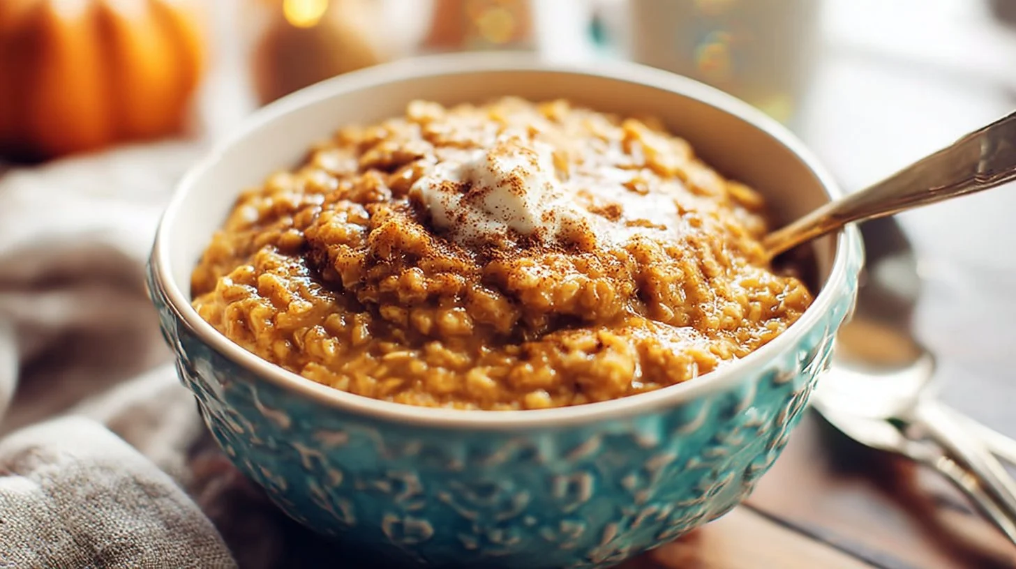Powered Up Pumpkin Oatmeal
