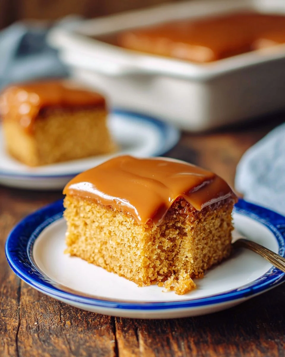 Pumpkin Bars With Old-Fashioned Caramel Frosting