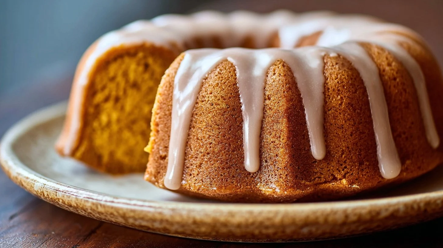 Pumpkin Bundt Cake with Cinnamon Glaze