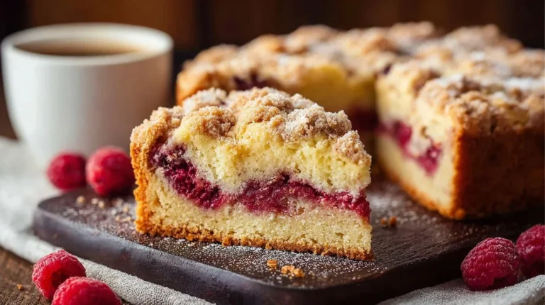 Raspberry Cream Cheese Coffee Cake